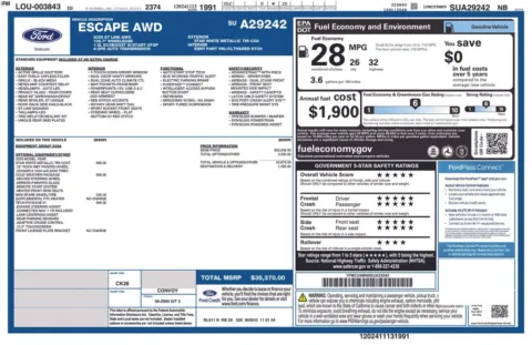 Another view of 2025 Ford Escape ST-Line for sale in Warrensburg, MO at Warrensburg Ford