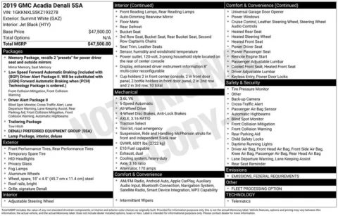More photos of 2019 GMC Acadia Denali at Warrensburg Ford, MO