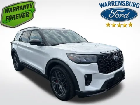 White 2025 Ford Explorer ST for sale in Warrensburg, MO