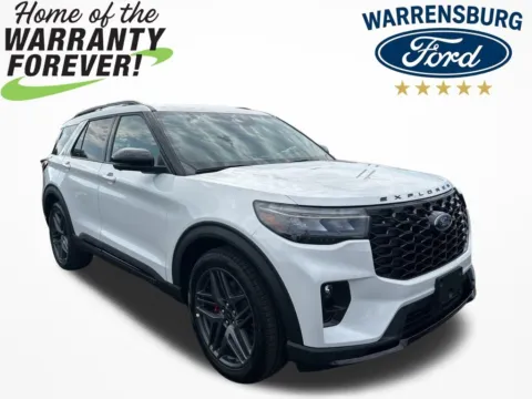 White 2025 Ford Explorer ST for sale in Warrensburg, MO