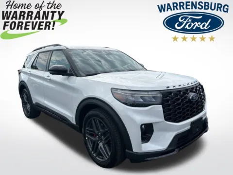 White 2025 Ford Explorer ST for sale in Warrensburg, MO