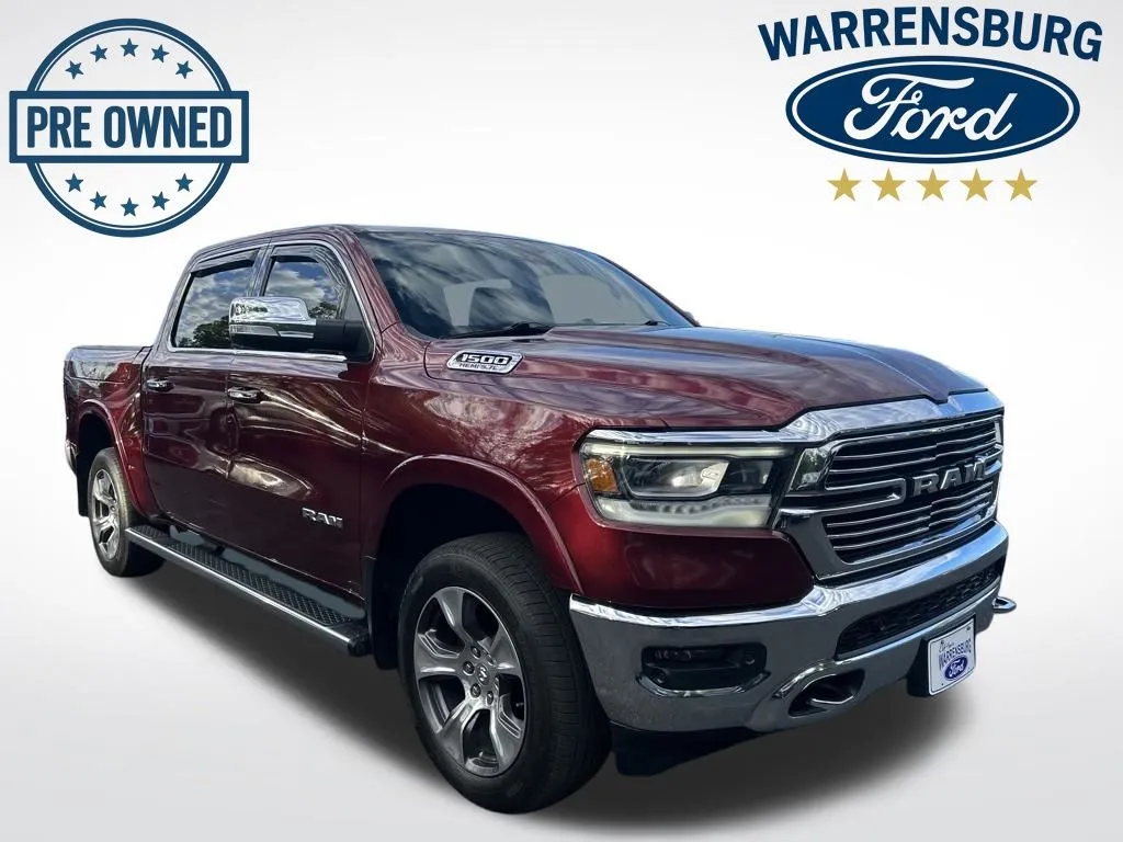 Used 2020 RAM Ram 1500 Pickup Laramie with VIN 1C6SRFJT8LN242723 for sale in Kansas City