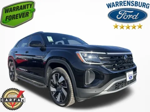 Black 2024 Volkswagen Atlas Cross Sport 2.0T SE w/Technology for sale in Warrensburg, MO