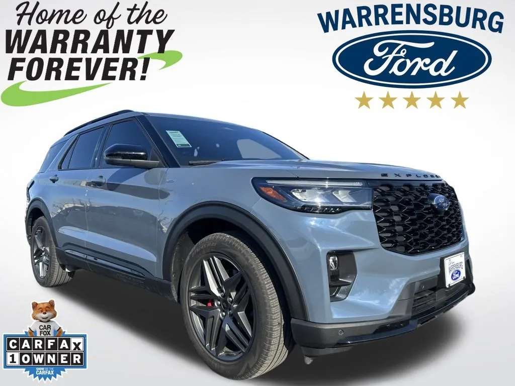 Used 2025 Ford Explorer ST-LINE with VIN 1FMUK7KH2SGB03773 for sale in Kansas City