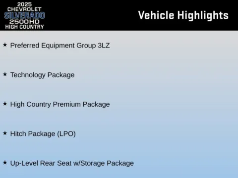 More photos of 2025 Chevrolet Silverado 2500HD High Country at Warrensburg Ford, MO