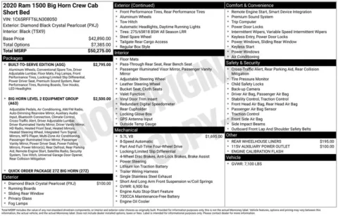 Photos of 2020 Ram 1500 Big Horn/Lone Star for sale in Warrensburg, MO at Warrensburg Ford