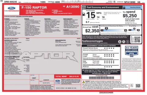 White 2022 Ford F-150 Raptor for sale in Warrensburg, MO