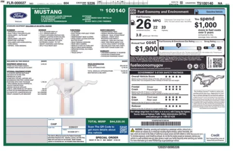 Gray 2026 Ford Mustang EcoBoost Premium for sale in Warrensburg, MO