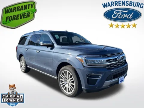 Blue 2023 Ford Expedition Max Platinum for sale in Warrensburg, MO