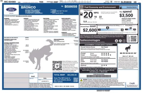 More photos of 2025 Ford Bronco Big Bend at Warrensburg Ford, MO