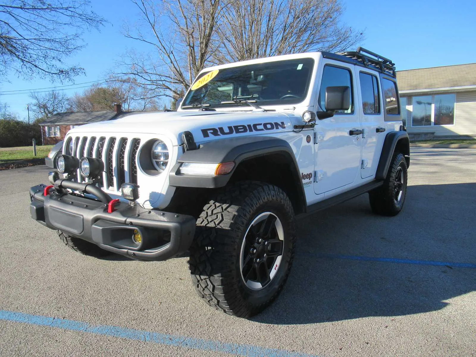White 2021 Jeep Wrangler Unlimited Rubicon for sale in Jefferson City, TN