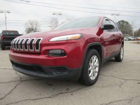 Red 2017 Jeep Cherokee Sport for sale in Jefferson City, TN