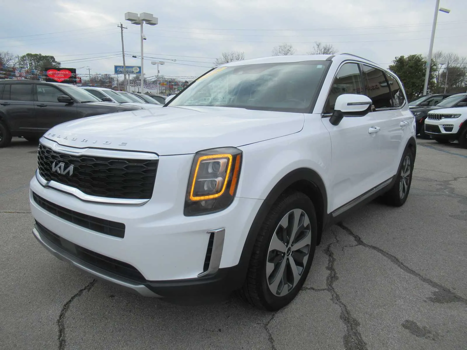 White 2022 Kia Telluride EX for sale in Jefferson City, TN