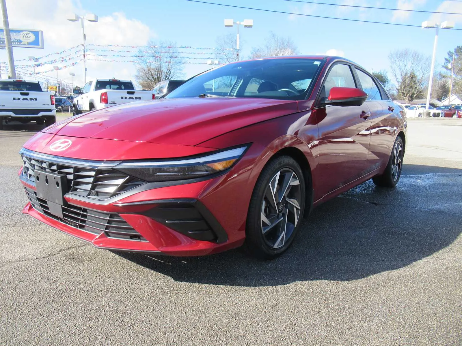 Red 2024 Hyundai Elantra Limited for sale in Jefferson City, TN