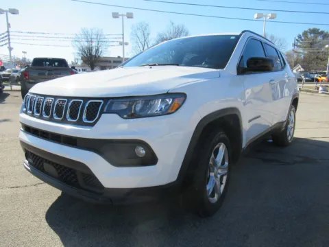 White 2024 Jeep Compass Latitude for sale in Jefferson City, TN