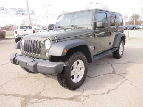 Green 2015 Jeep Wrangler Unlimited Sport for sale in Jefferson City, TN