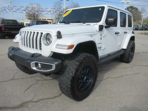 White 2022 Jeep Wrangler 4xe Unlimited Sahara for sale in Jefferson City, TN