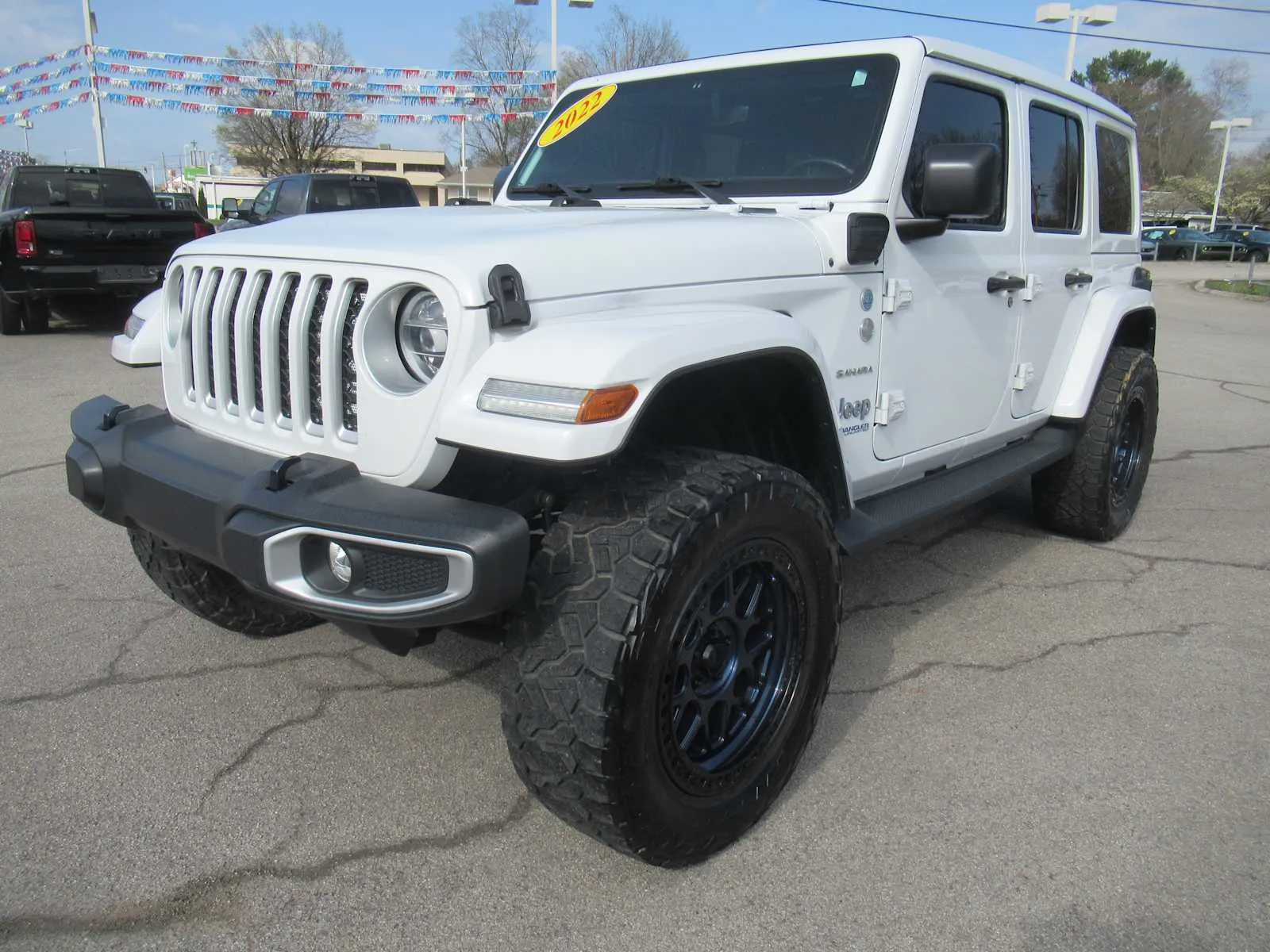 Used 2022 Jeep Wrangler Unlimited Sahara 4XE with VIN 1C4JJXP65NW179077 for sale in Morristown, TN