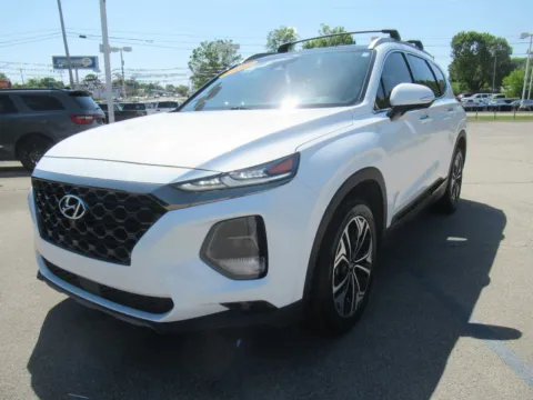 White 2020 Hyundai Santa Fe Limited for sale in Jefferson City, TN