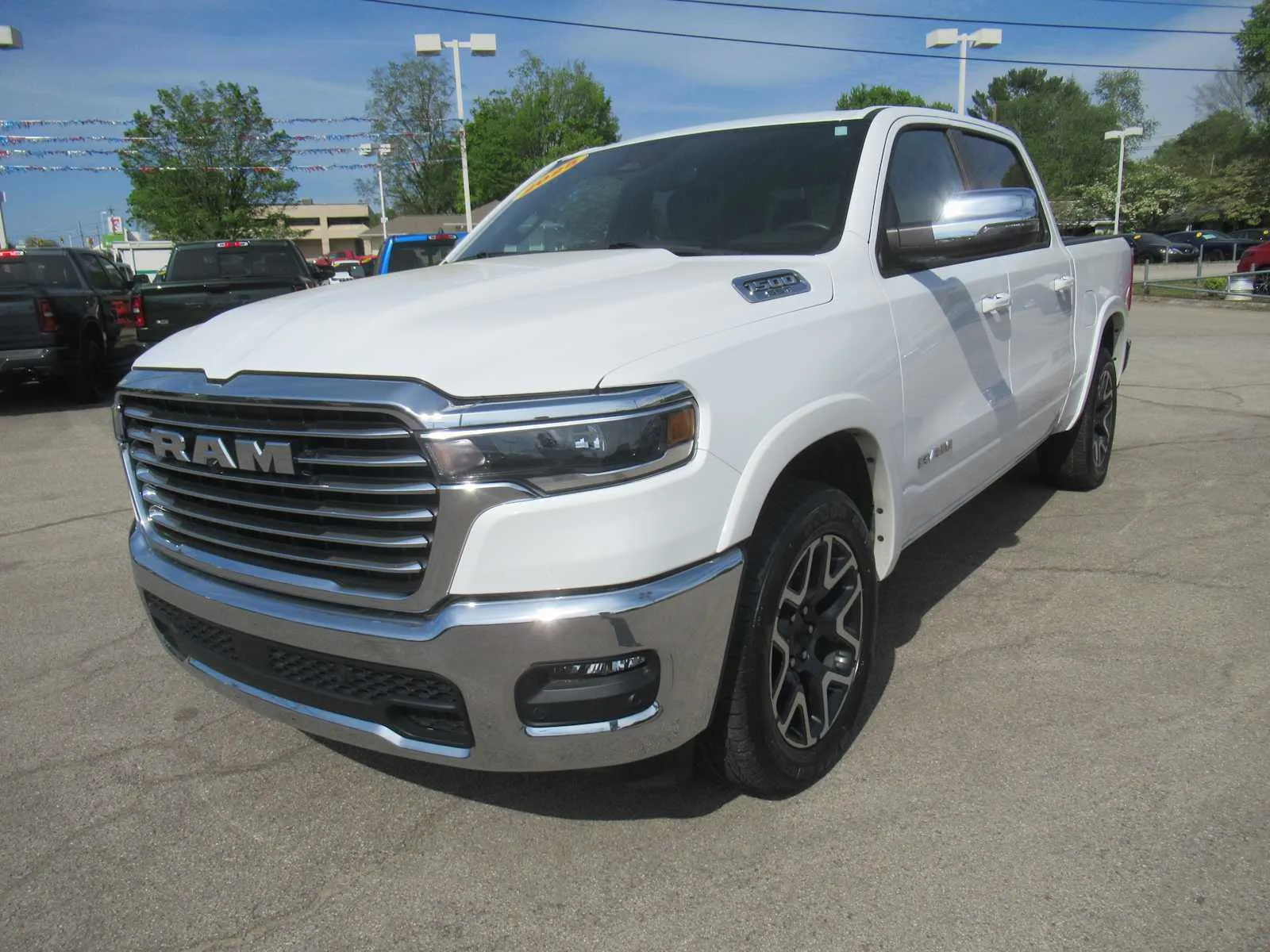 White 2025 Ram 1500 Laramie for sale in Jefferson City, TN
