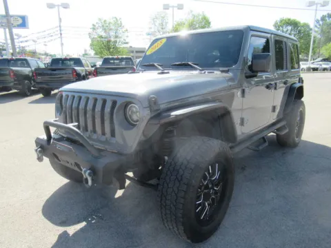 Gray 2018 Jeep Wrangler Unlimited Sport S for sale in Jefferson City, TN