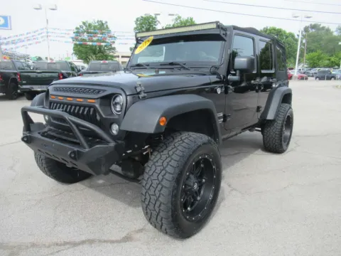 Black 2015 Jeep Wrangler Unlimited Sport for sale in Jefferson City, TN