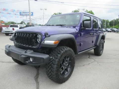 Purple 2026 Jeep Wrangler Willys for sale in Jefferson City, TN