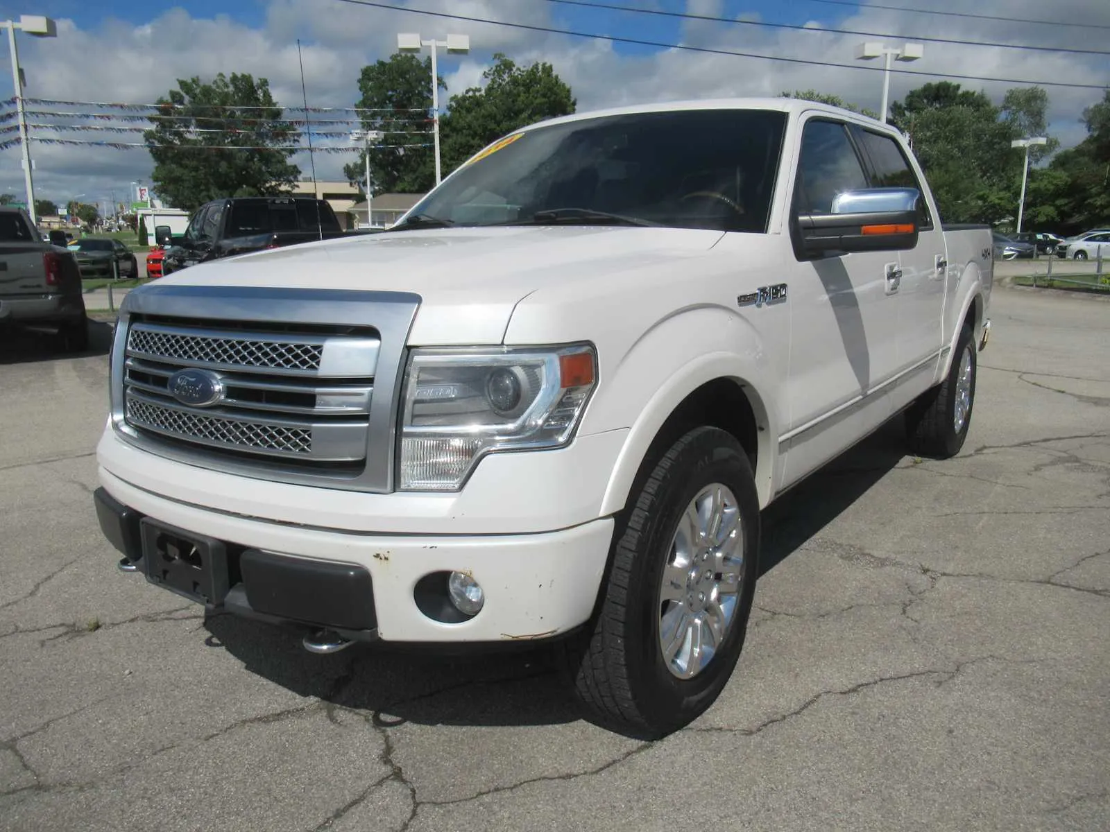 White 2014 Ford F-150 Platinum for sale in Jefferson City, TN