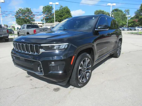 Black 2022 Jeep Grand Cherokee Overland for sale in Jefferson City, TN