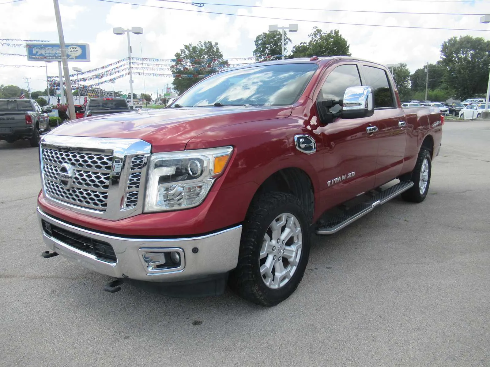 Red 2016 Nissan Titan XD SL for sale in Jefferson City, TN