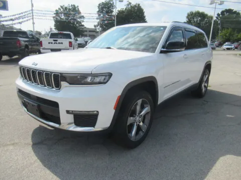 White 2021 Jeep Grand Cherokee L Limited for sale in Jefferson City, TN