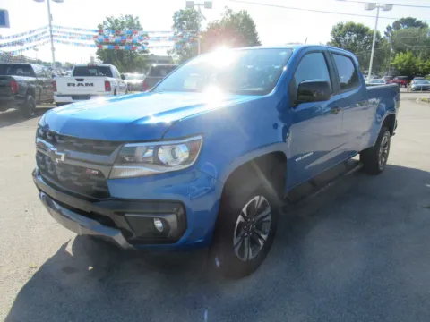 Blue 2021 Chevrolet Colorado 4WD Z71 for sale in Jefferson City, TN