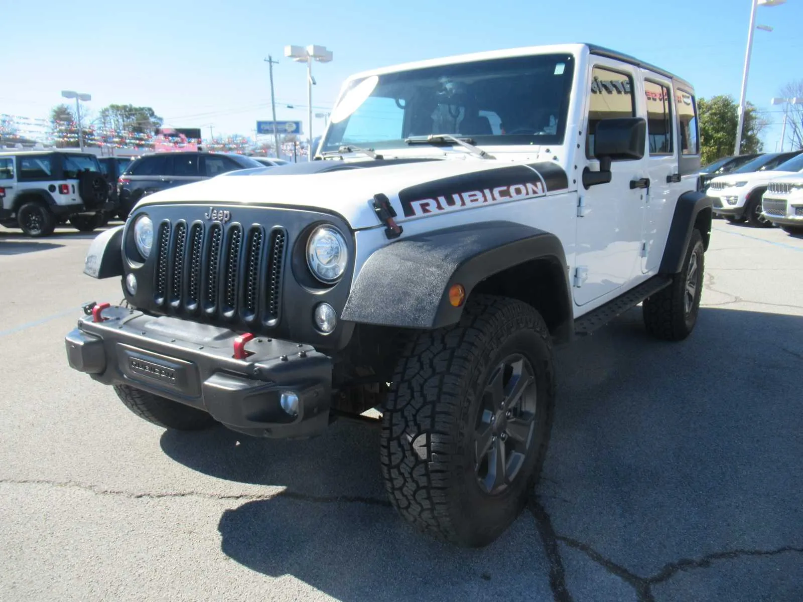 White 2017 Jeep Wrangler Unlimited Rubicon Recon for sale in Jefferson City, TN