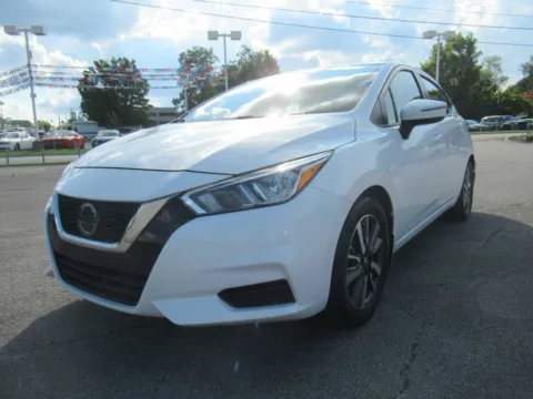 White 2021 Nissan Versa SV for sale in Jefferson City, TN