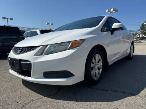 White 2012 Honda Civic LX for sale in Jefferson City, TN