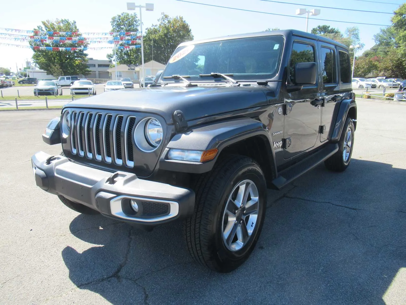 Gray 2020 Jeep Wrangler Unlimited Sahara for sale in Jefferson City, TN