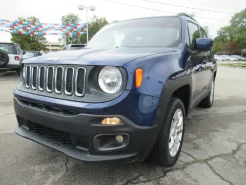 Blue 2017 Jeep Renegade Latitude for sale in Jefferson City, TN