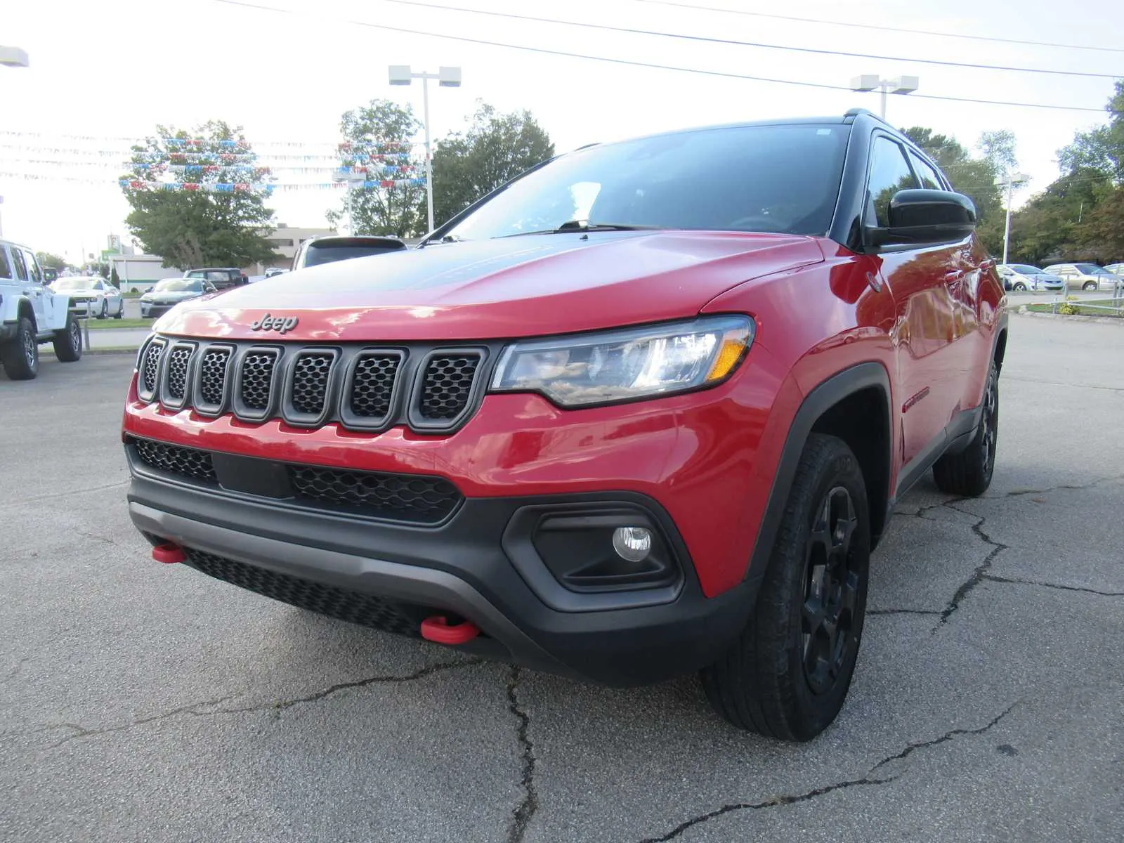 Red 2023 Jeep Compass Trailhawk for sale in Jefferson City, TN