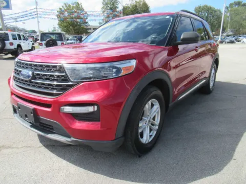 Red 2020 Ford Explorer XLT for sale in Jefferson City, TN