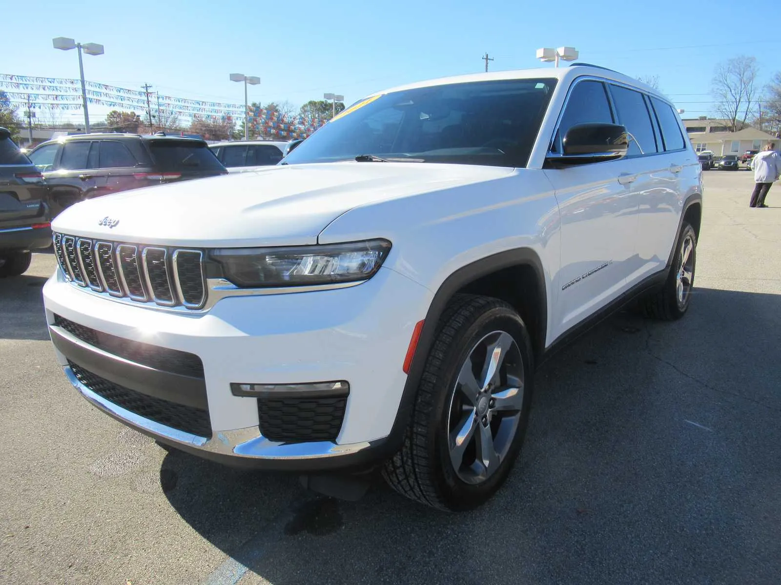 White 2021 Jeep Grand Cherokee L Limited for sale in Jefferson City, TN