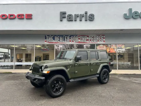 Green 2021 Jeep Wrangler Unlimited Sahara Altitude for sale in Morristown, TN