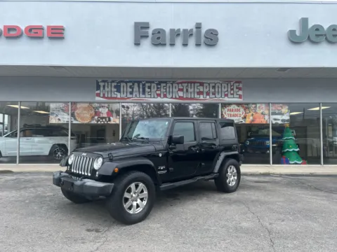 Black 2017 Jeep Wrangler Unlimited Sahara for sale in Morristown, TN