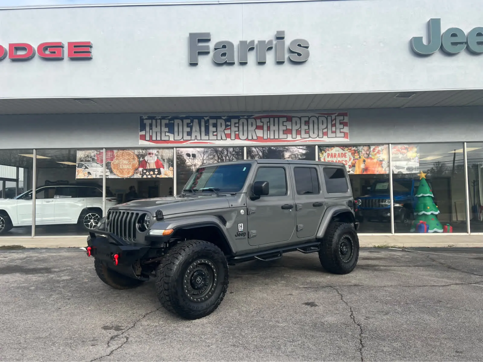 Gray 2020 Jeep Wrangler Unlimited Sahara Altitude for sale in Morristown, TN