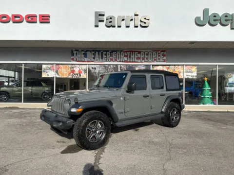 Gray 2019 Jeep Wrangler Unlimited Sport S for sale in Morristown, TN