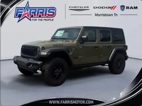 Green 2026 Jeep Wrangler Willys for sale in Morristown, TN