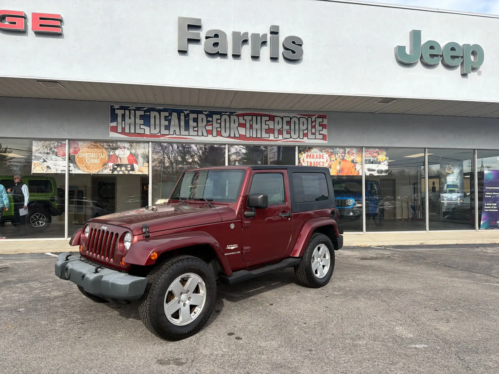 Red 2007 Jeep Wrangler Sahara for sale in Morristown, TN