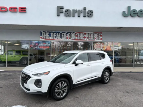 White 2019 Hyundai Santa Fe SEL Plus for sale in Morristown, TN