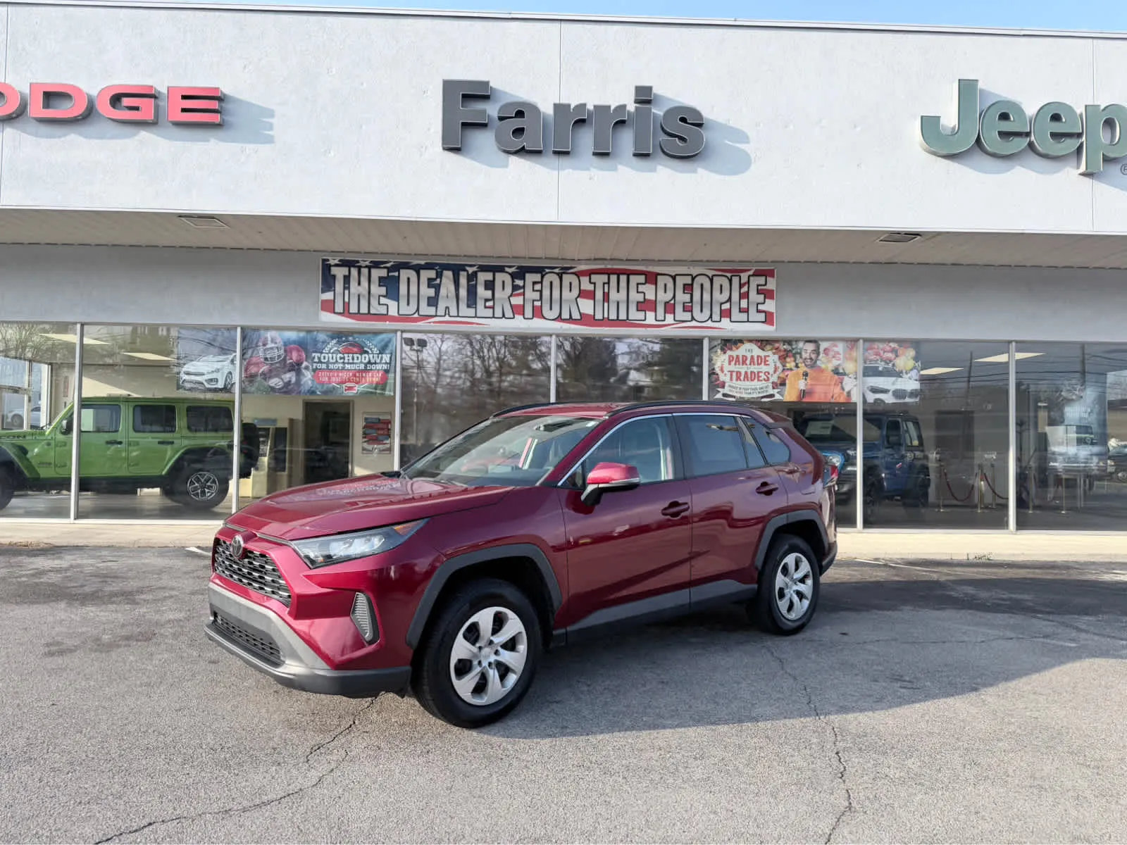 Red 2019 Toyota RAV4 LE for sale in Morristown, TN