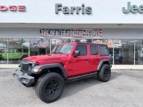 Red 2021 Jeep Wrangler Unlimited Sport Altitude for sale in Morristown, TN