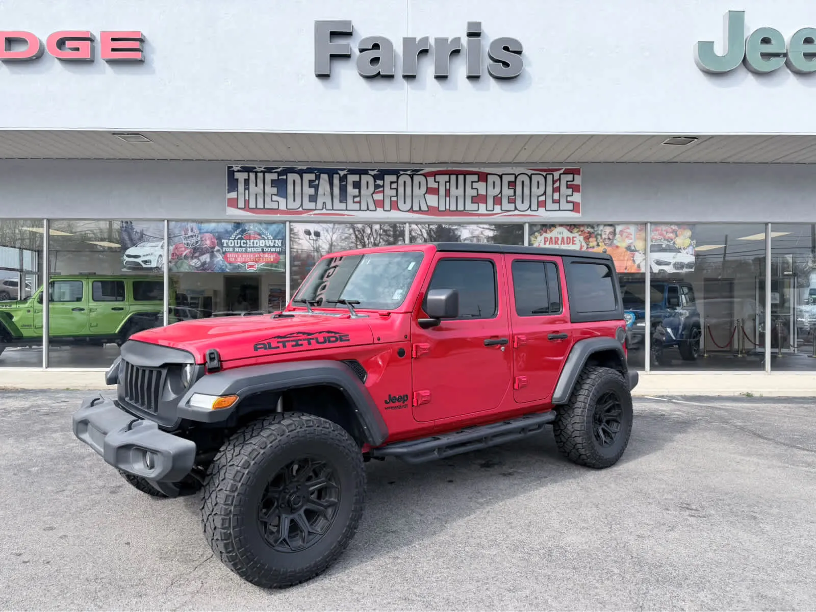 Red 2021 Jeep Wrangler Unlimited Sport Altitude for sale in Morristown, TN